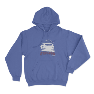 Impostor Syndrom Sketch Unisex Hoodie Blue