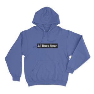 Lil Buca Near Unisex Hoodie Blue